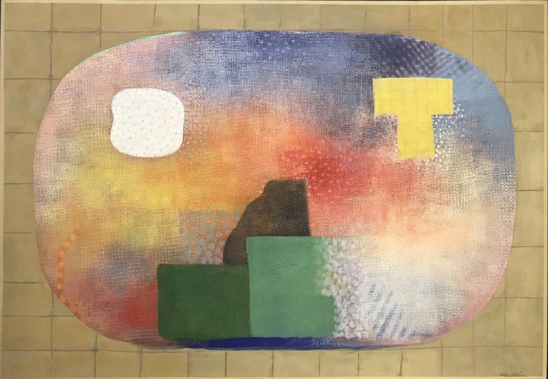 Robert Natkin (1930-2010) Acrylic on canvas, Abstract, (1 of 6)