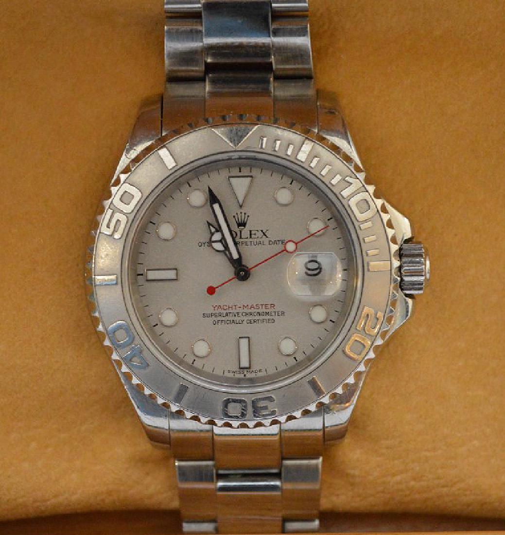 ROLEX OYSTER YACHT-MASTER WATCH - Includes paperwork, (1 of 10)