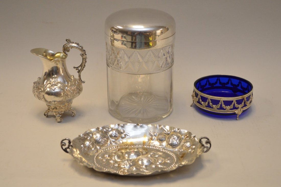 LOT OF 4 CONTINENTAL 800 SILVER ARTICLES - Includes an (1 of 4)