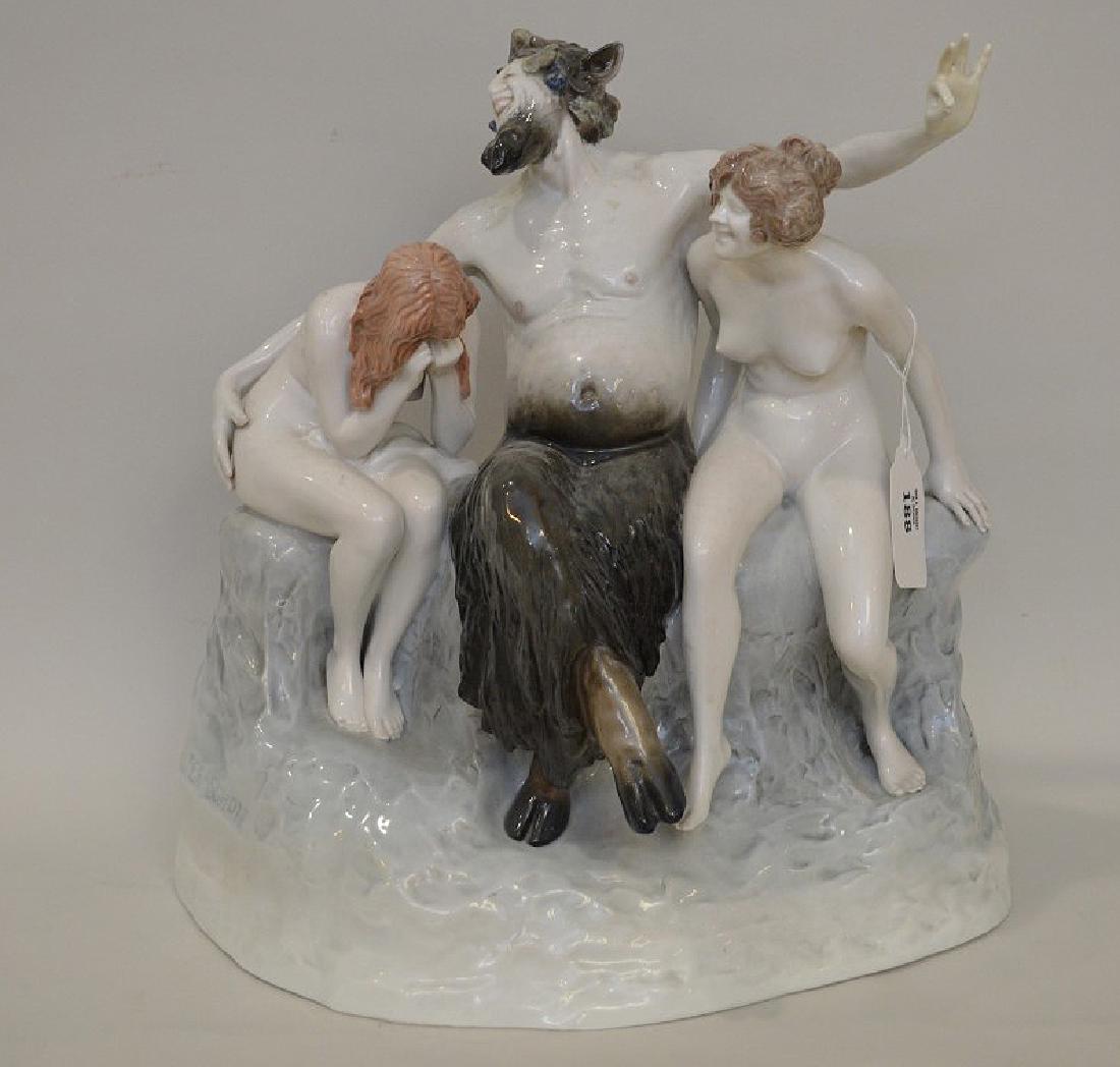 WALTER SCHOTT 'Faun and Nymphs', 1901 / 1913 Rosenthal (1 of 10)