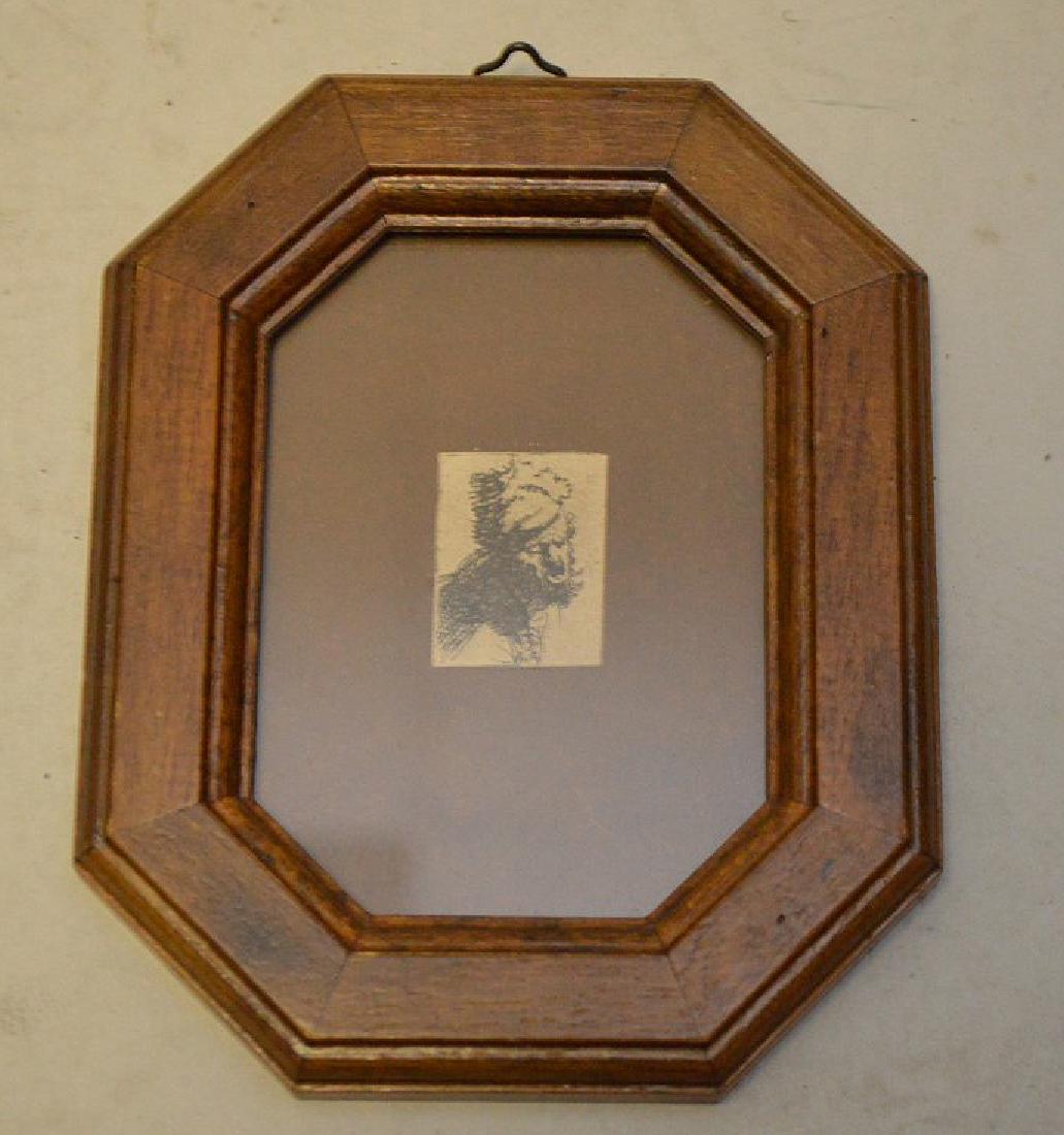 Rembrandt van Rijn (Dutch 1606-1669) etching, later (1 of 2)