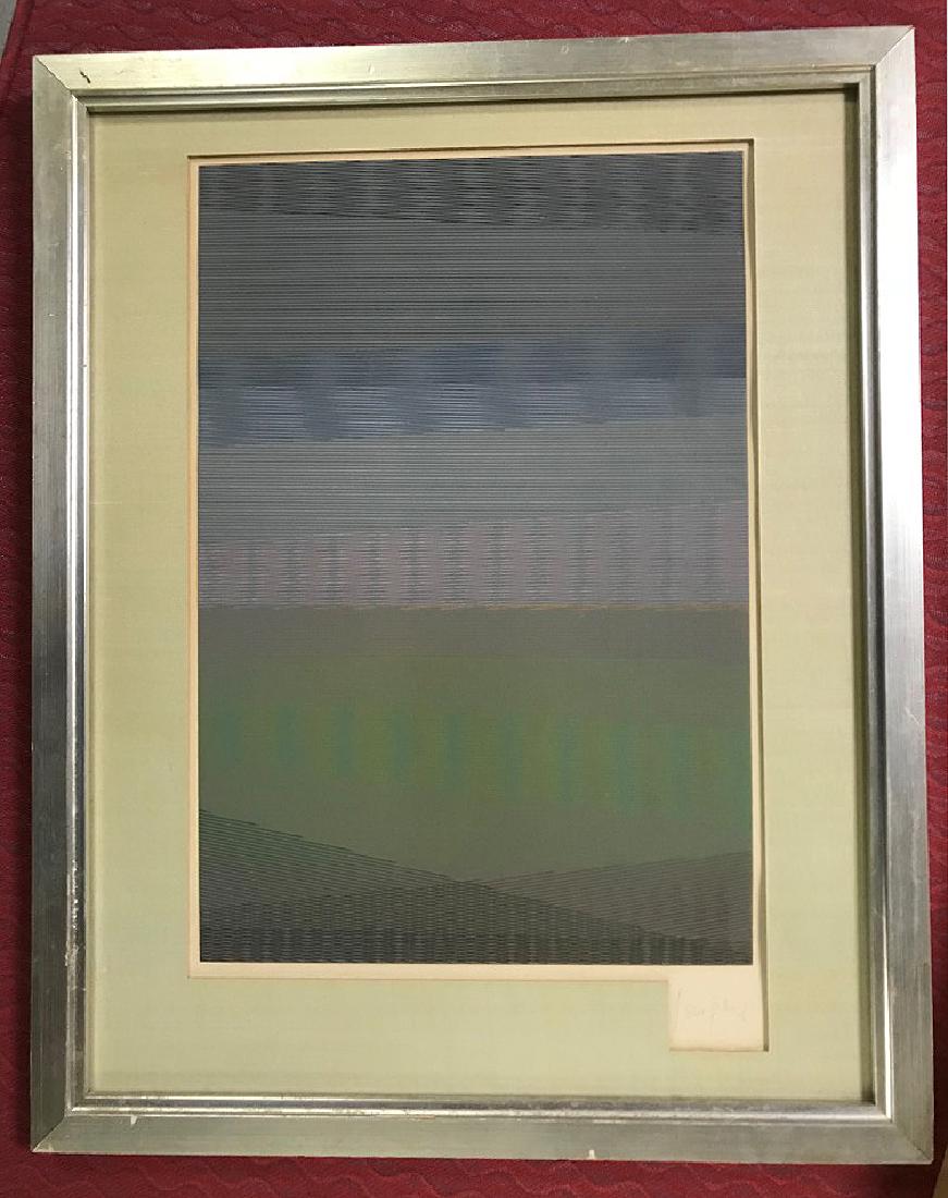 Modern serigraph signed illegibly, 11 x 8 inches (1 of 3)