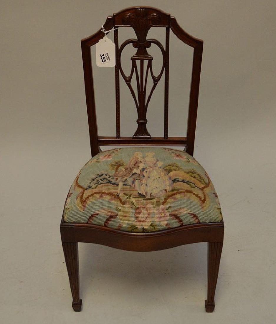 Mahogany child's chair  needlepoint by Smith & Watson (1 of 6)