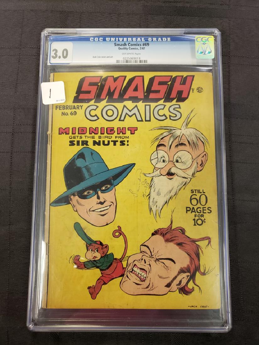 “Midnight Gets the Bird From Sir Nuts” Smash comics (1 of 4)