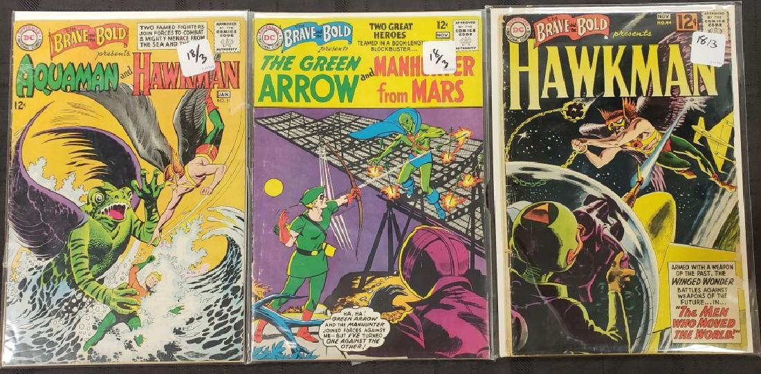 Lot of Three DC Comics “Aquaman & Hawkman” Jan. 1951, (1 of 4)