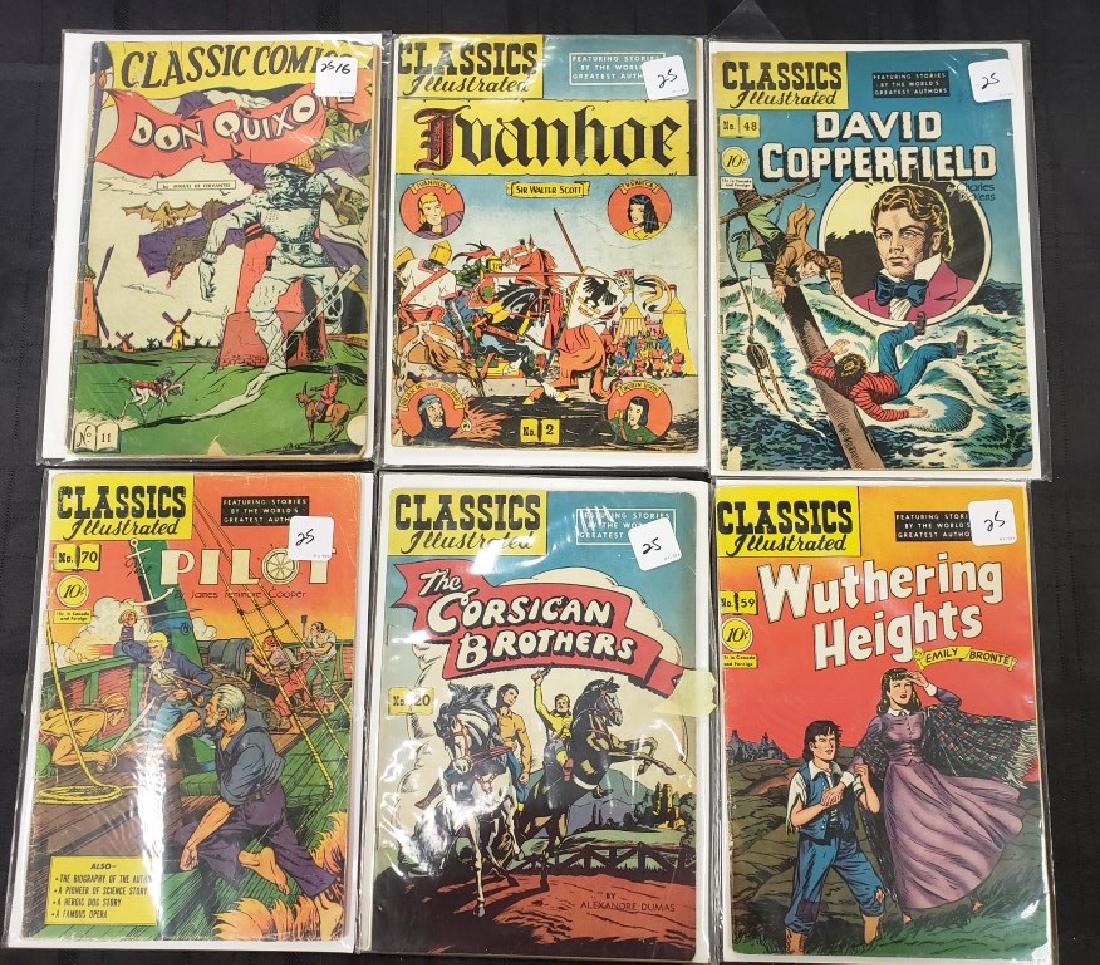 Lot of Six Classics Illustrated Comics “Don Quixote”, (1 of 7)