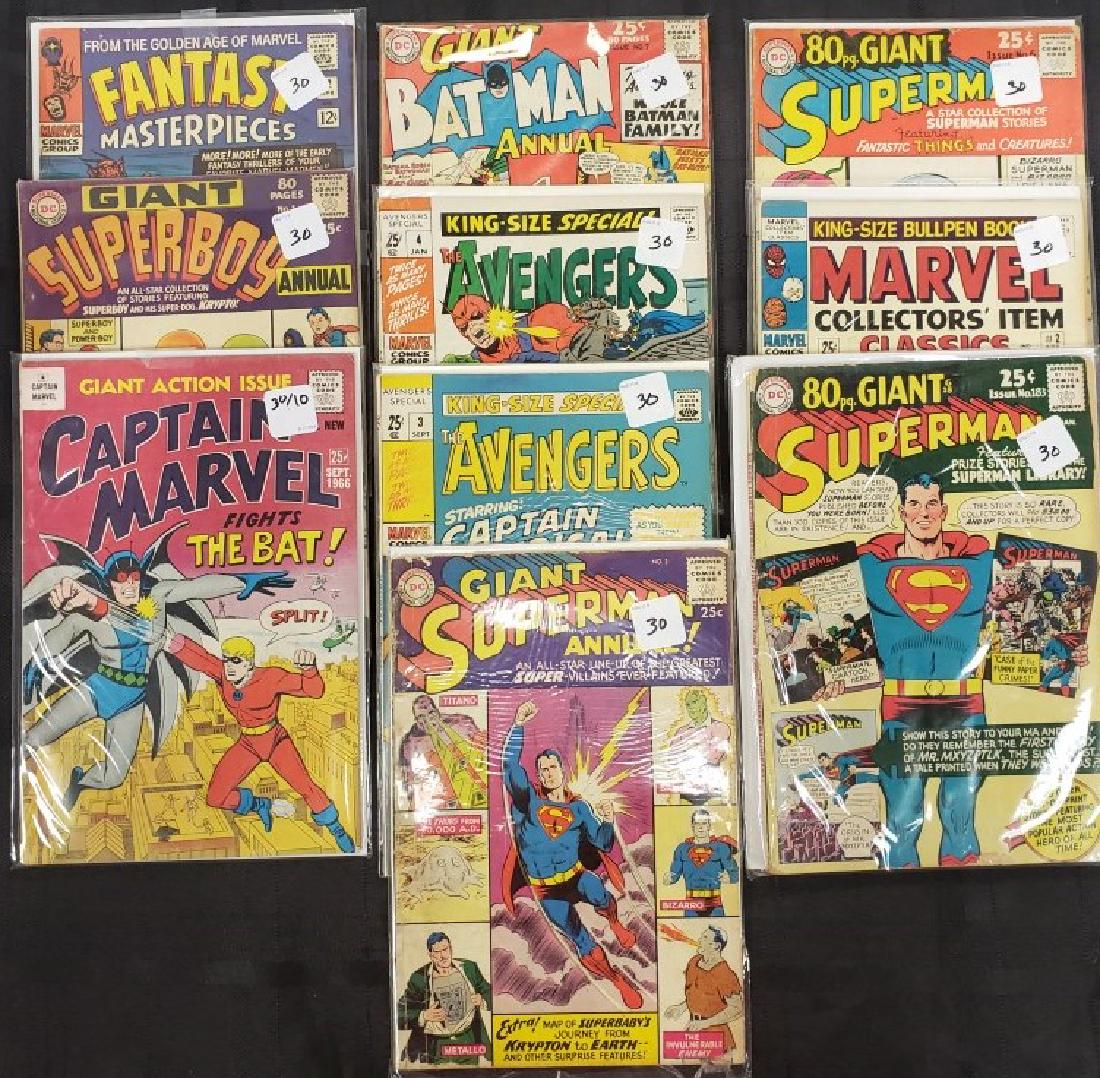 Lot of Ten Assorted Giant Issue Comic including “The (1 of 11)