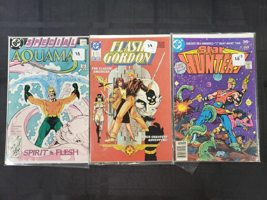 Lot of Three DC Comics including “Aquaman”, “Flash (1 of 4)