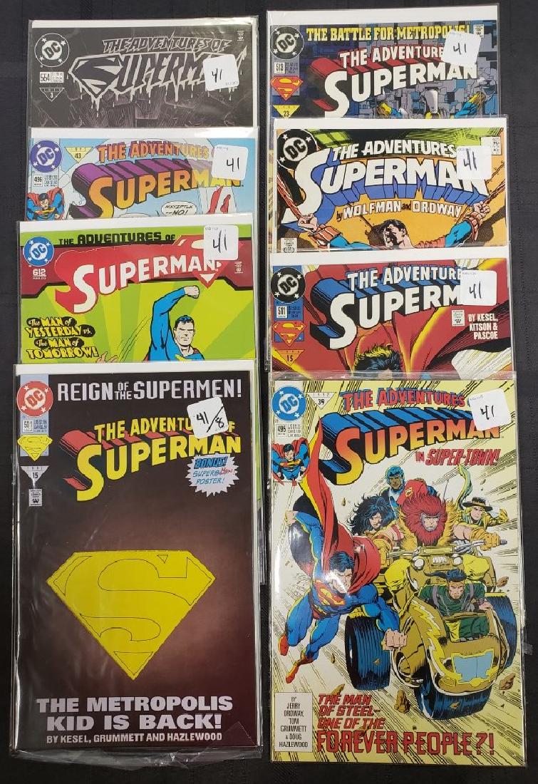 Lot of Eight DC Comics “Superman” ; Condition: Overall (1 of 9)