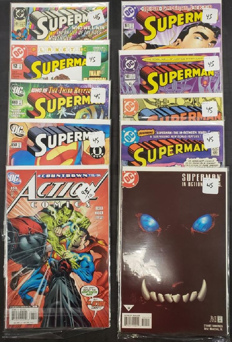 Lot of Ten DC Comics “Superman”; Condition: Overall (1 of 11)
