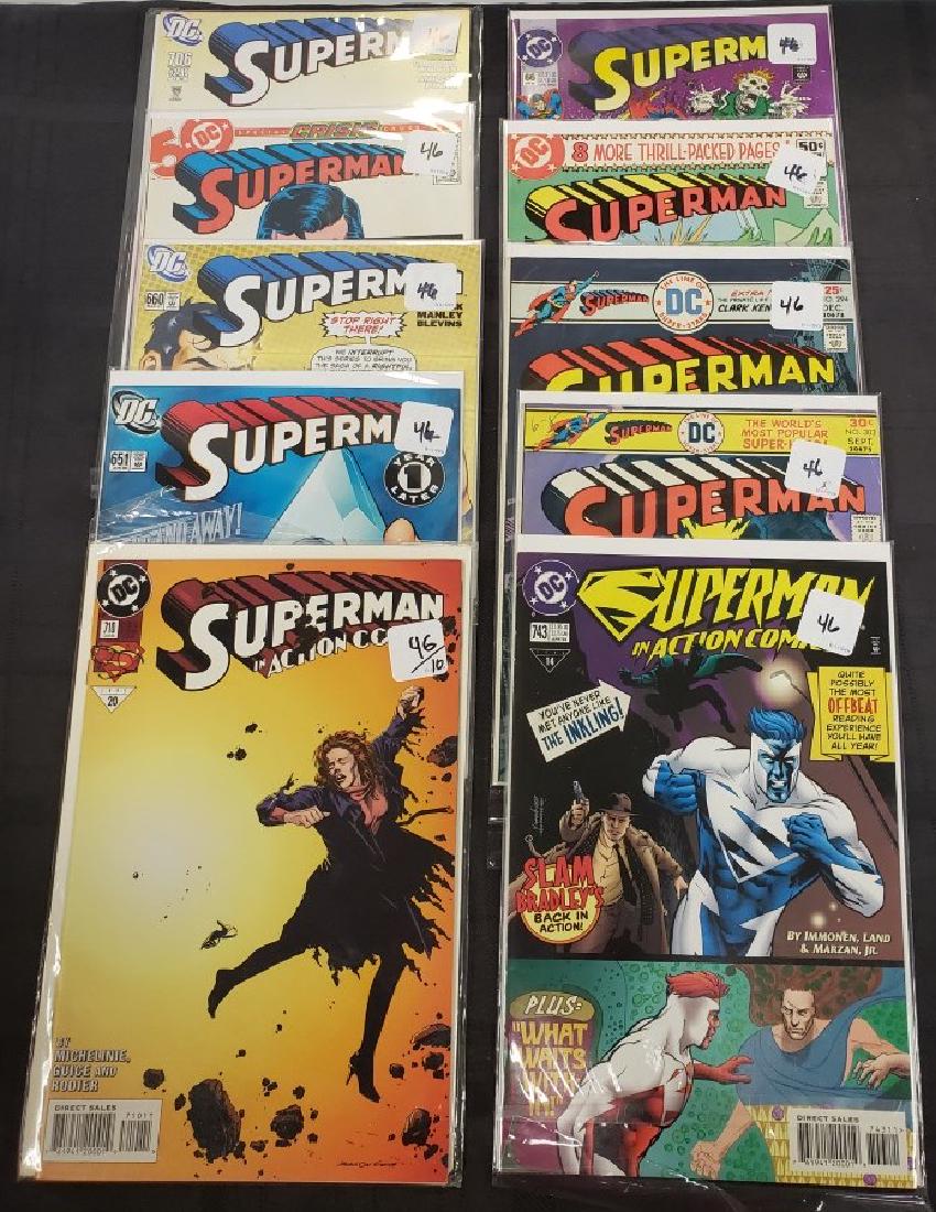 Lot of Ten DC Comics “Superman”; Condition: Overall (1 of 11)