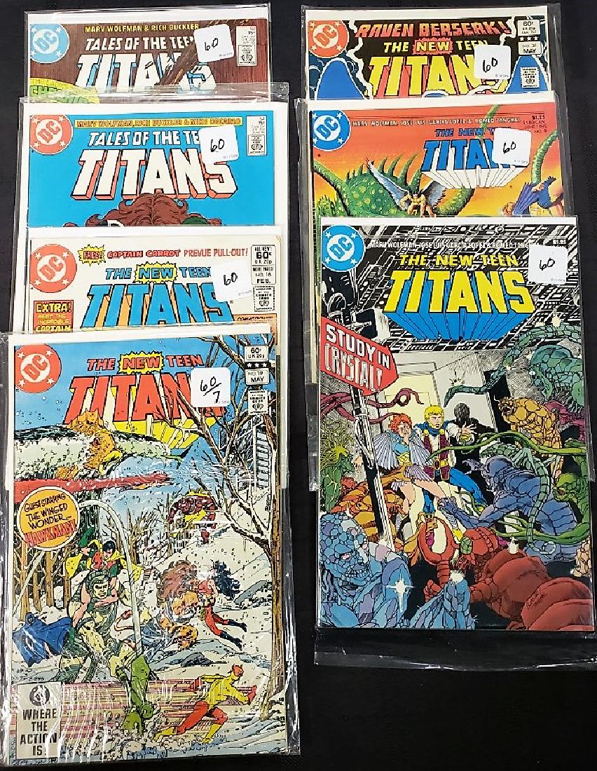 Lot of Seven DC Comics “Teen Titans”; Condition: (1 of 8)