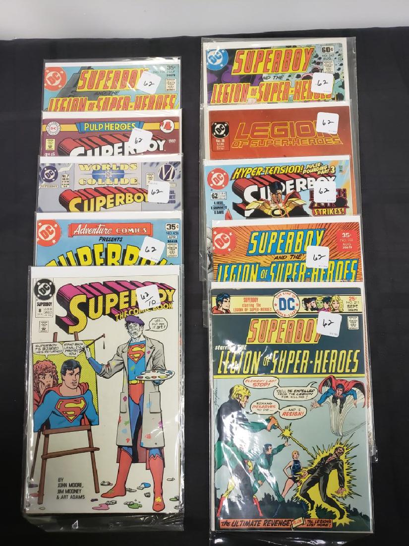 Lot of Assorted DC Comics including “SuperBoy” and (1 of 11)