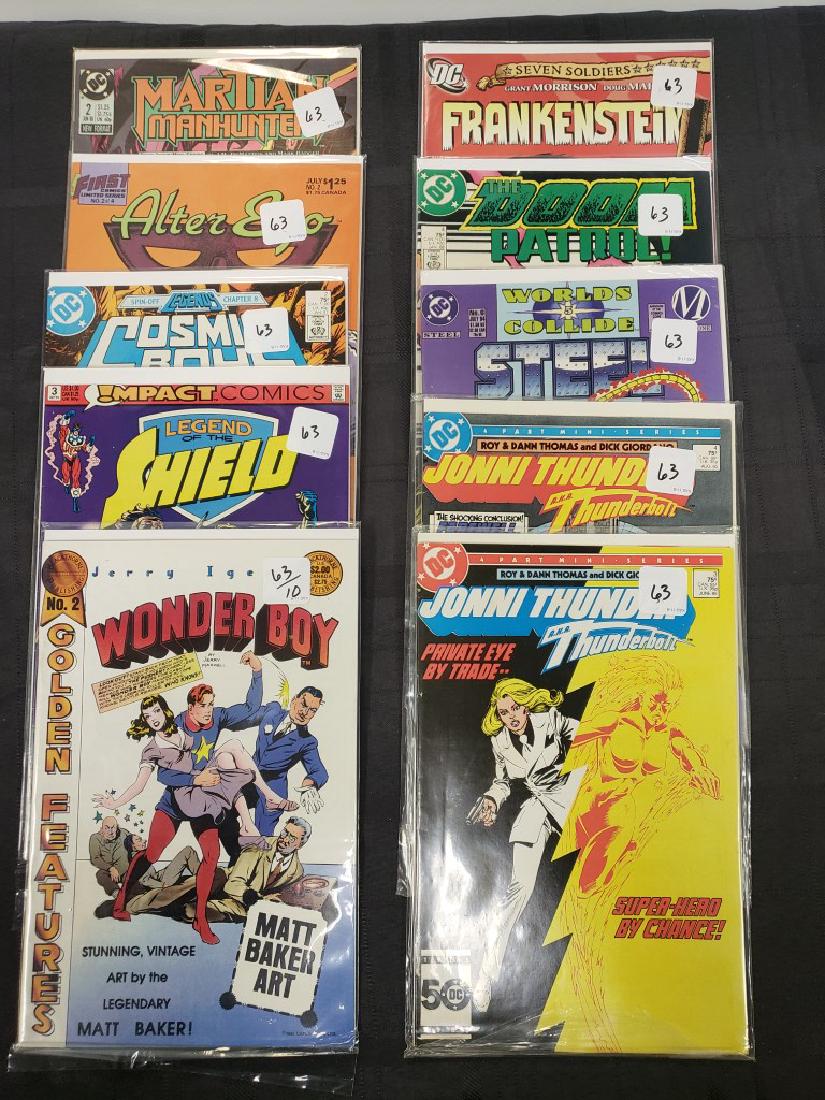 Lot of Ten Assorted DC Comics including “Frankenstein”, (1 of 11)
