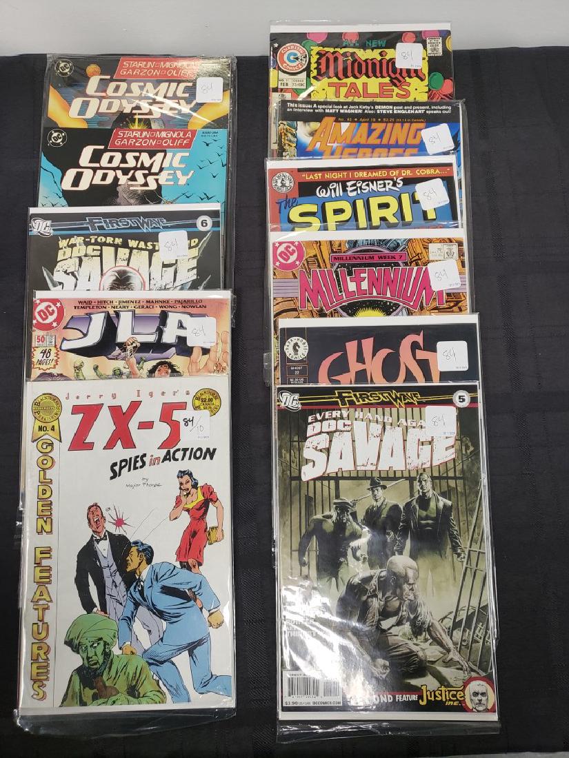 Lot of Eleven Assorted DC Comics including “ZX-5”, “Doc (1 of 12)