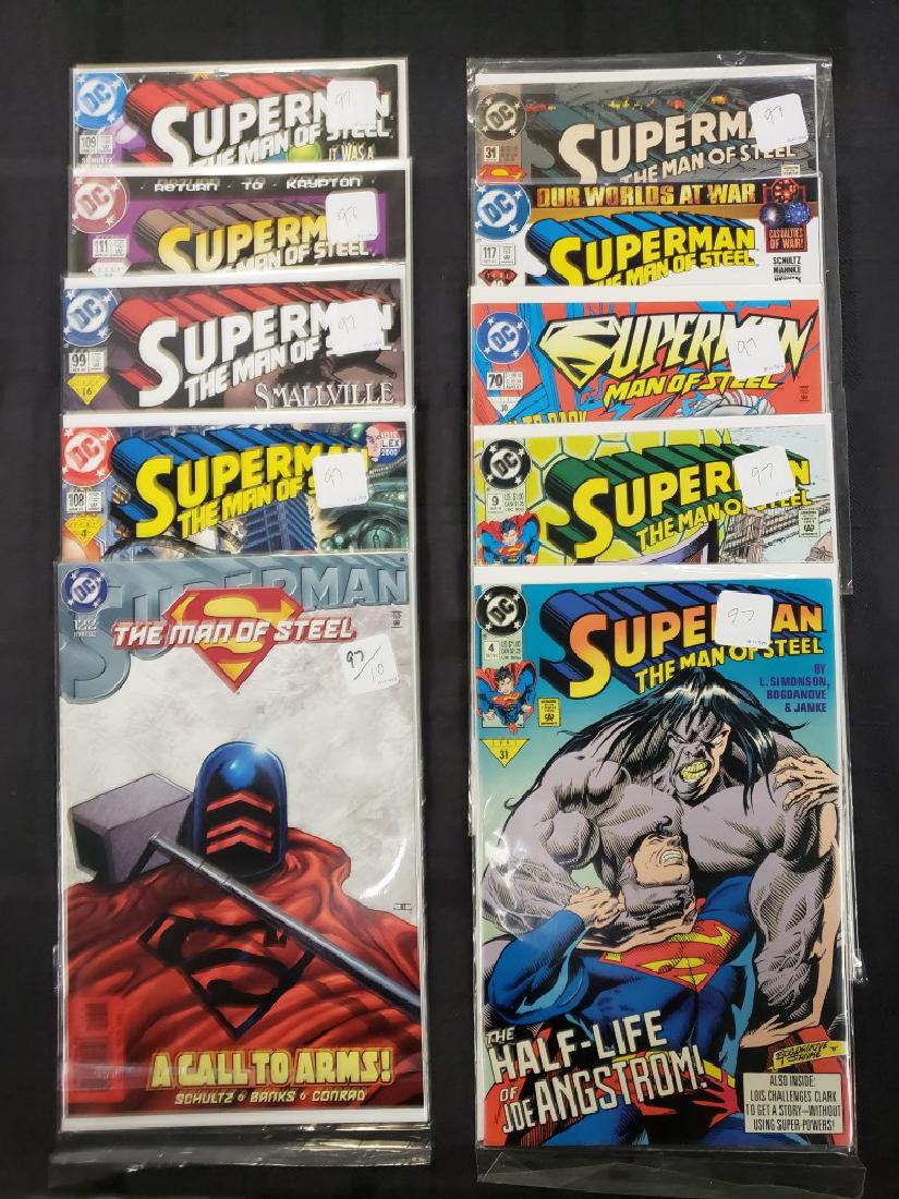 Lot of Ten DC Comics “Superman”; Condition: Overall (1 of 11)