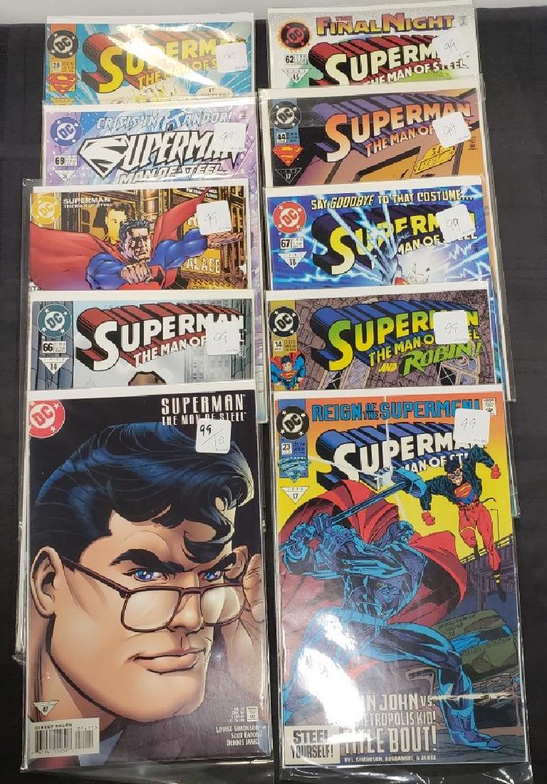 Lot of Ten DC Comics “Superman”; Condition: Overall (1 of 11)