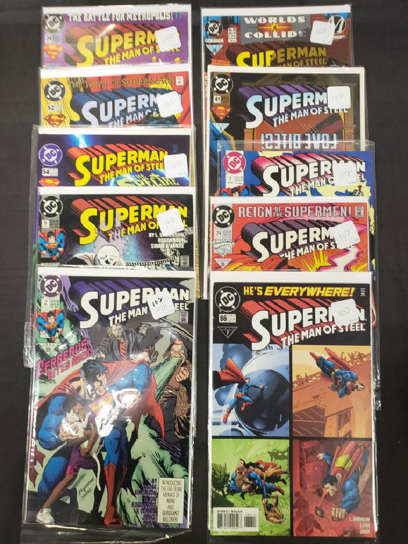 Lot of Ten DC Comics “Superman”; Condition: Overall (1 of 11)