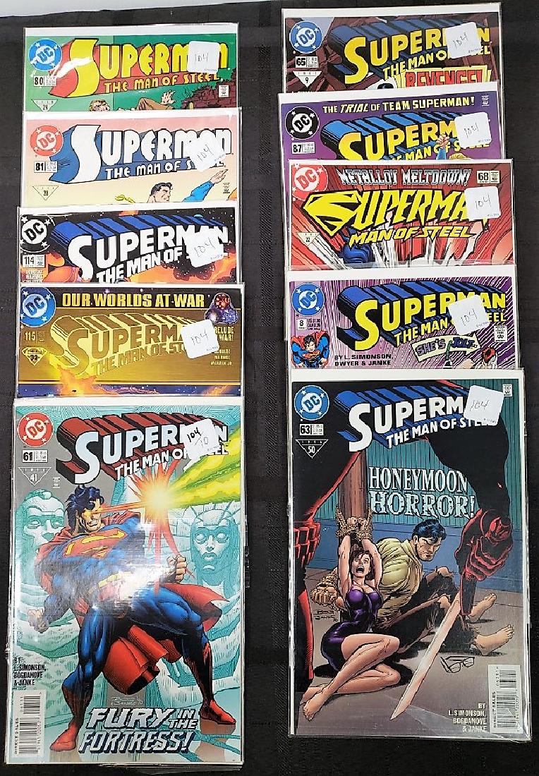 Lot of Ten DC Comics “Superman”; Condition: Overall (1 of 11)