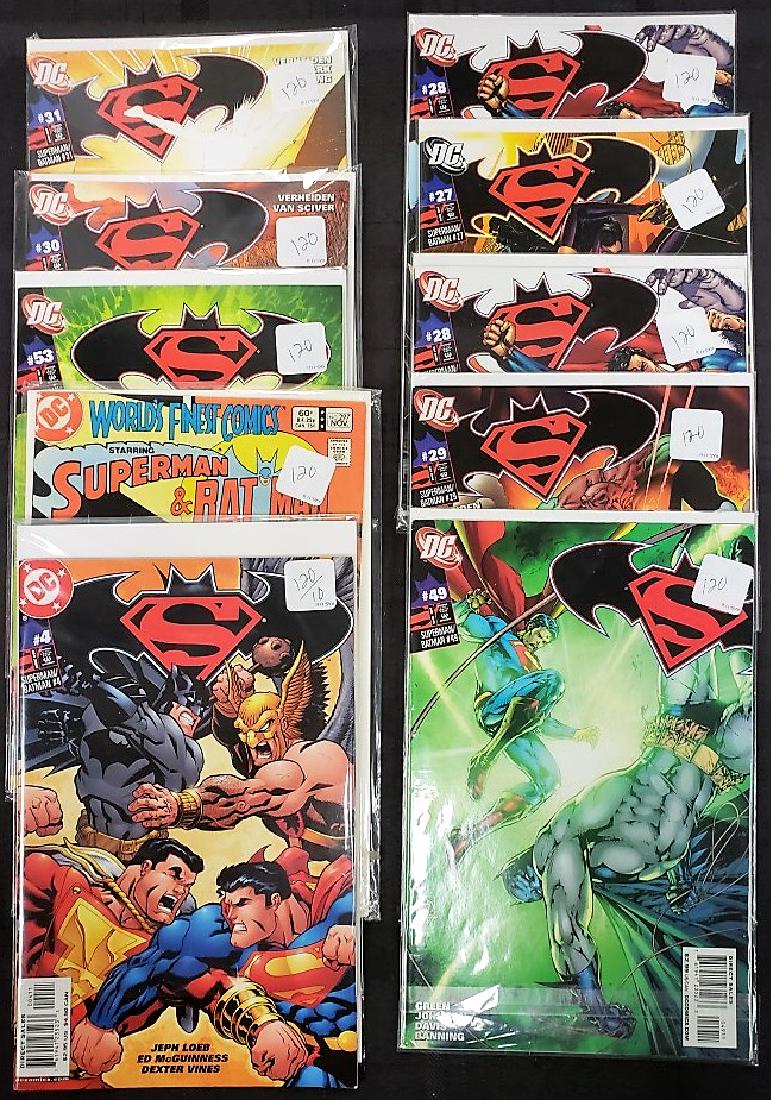 Lot of Ten “Superman” DC Comics; Condition: Overall: Lot of Ten “Superman” DC Comics; Condition: Overall Good and consistent with age, see photos for details.