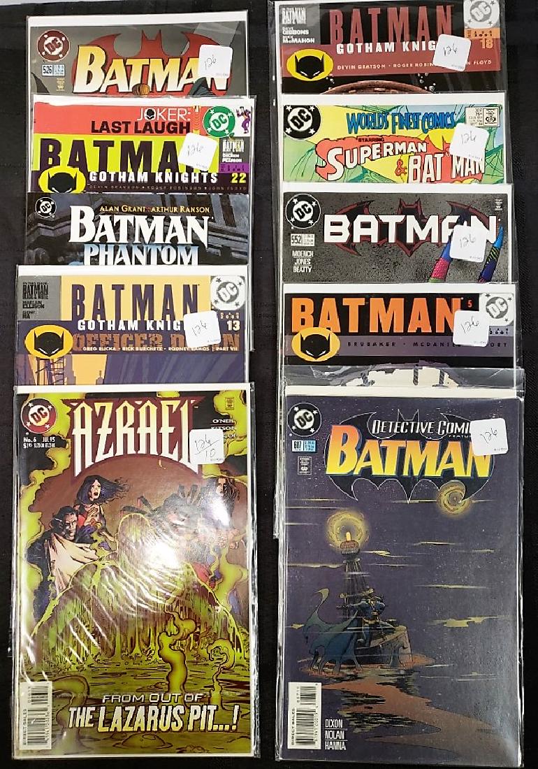 Lot of Ten DC comics including “Batman” and “Azrael”; (1 of 11)