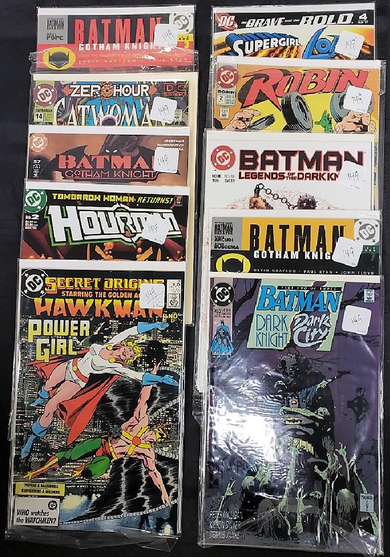 Lot of Ten Assorted DC Comics including “Hawkman”, (1 of 11)