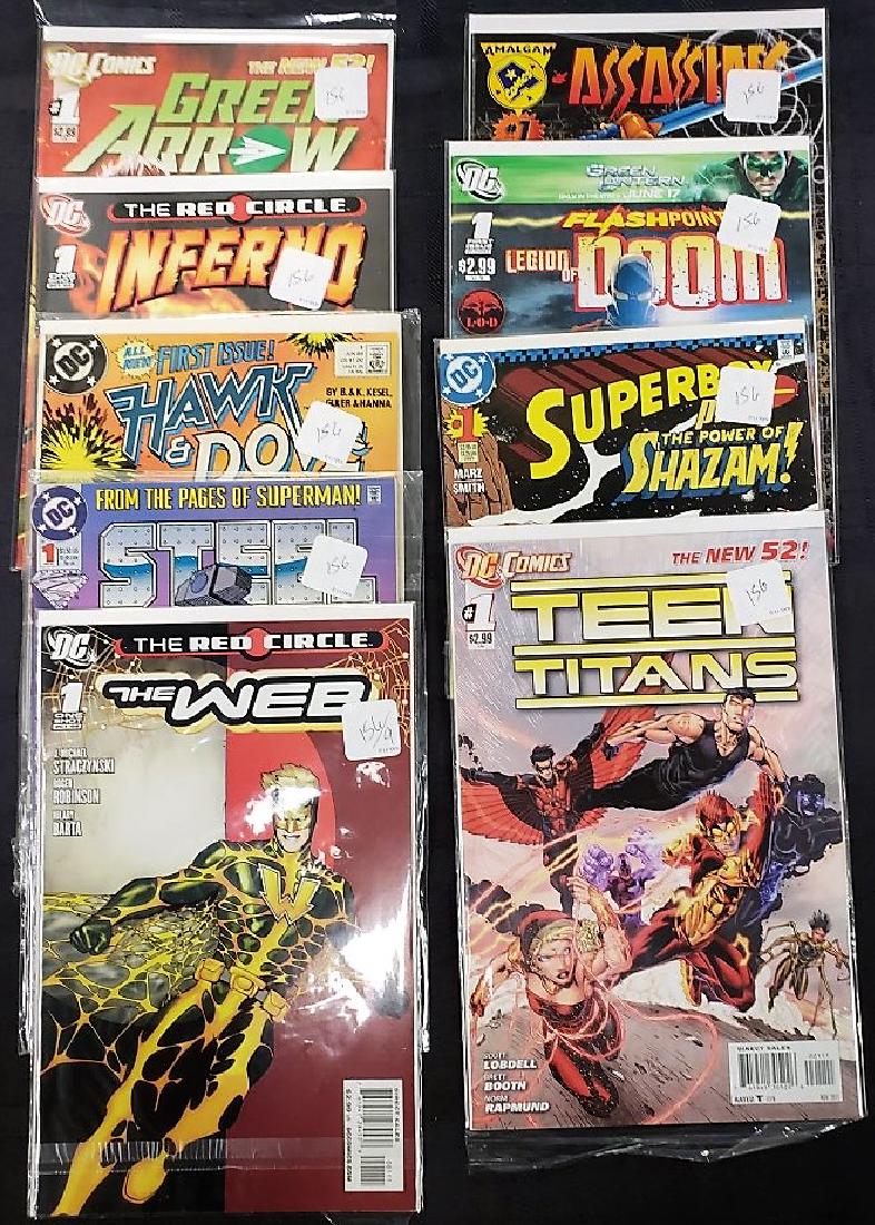 Lot of Nine Assorted DC and Amalgam Comics including (1 of 10)
