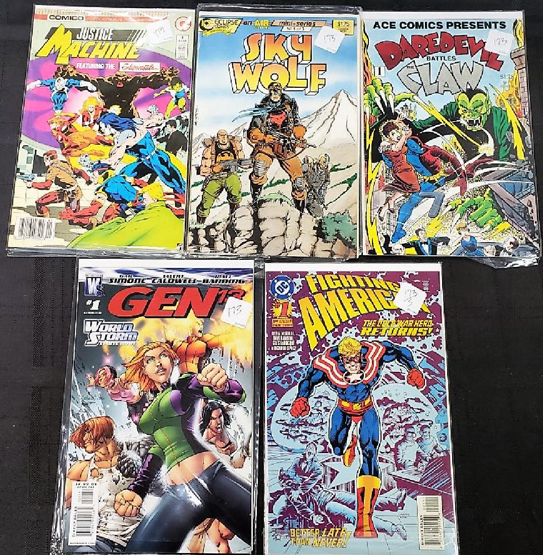 Lot of Five First Issue Comico, Ace, Eclipse, Wildstorm (1 of 6)