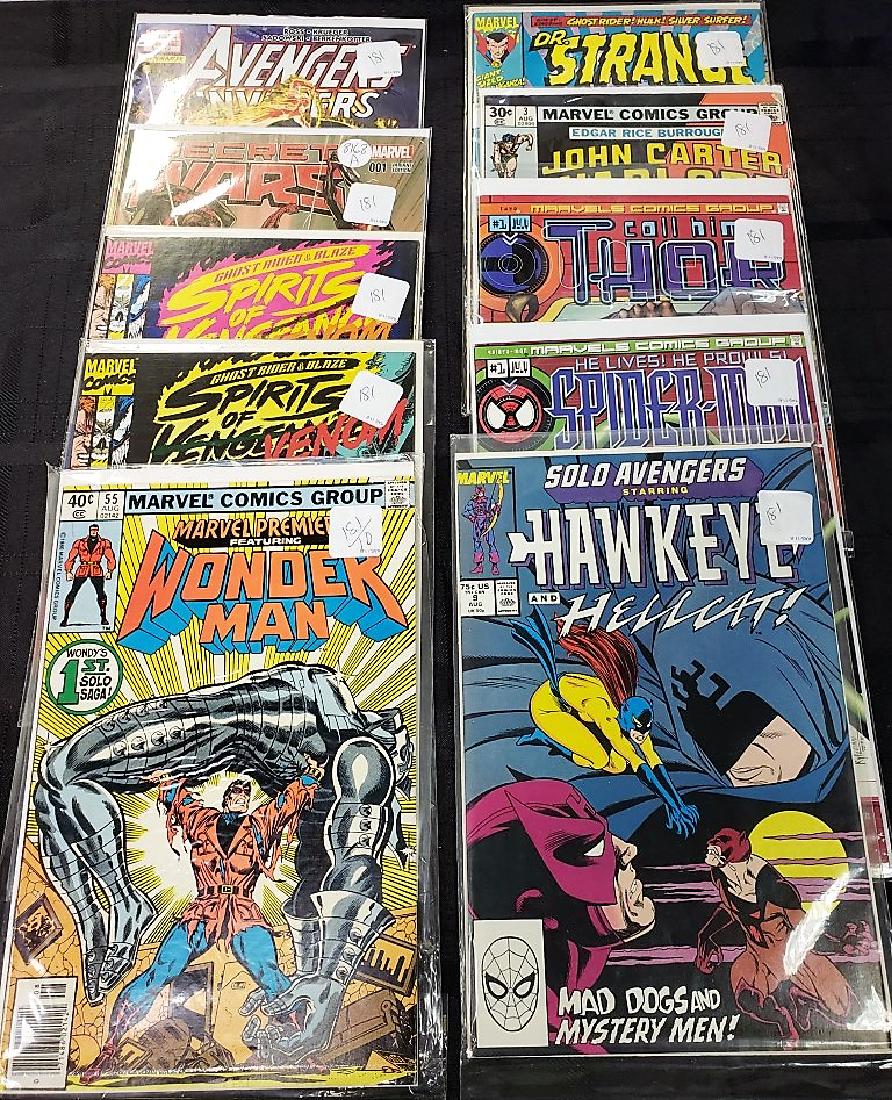 Lot of Ten Assorted Marvel Comics including (1 of 11)