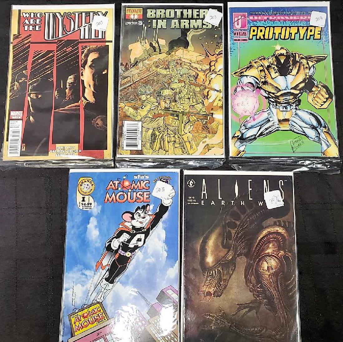 Lot of Five Assorted First Issue Marvel, DC, Dynamite, (1 of 6)