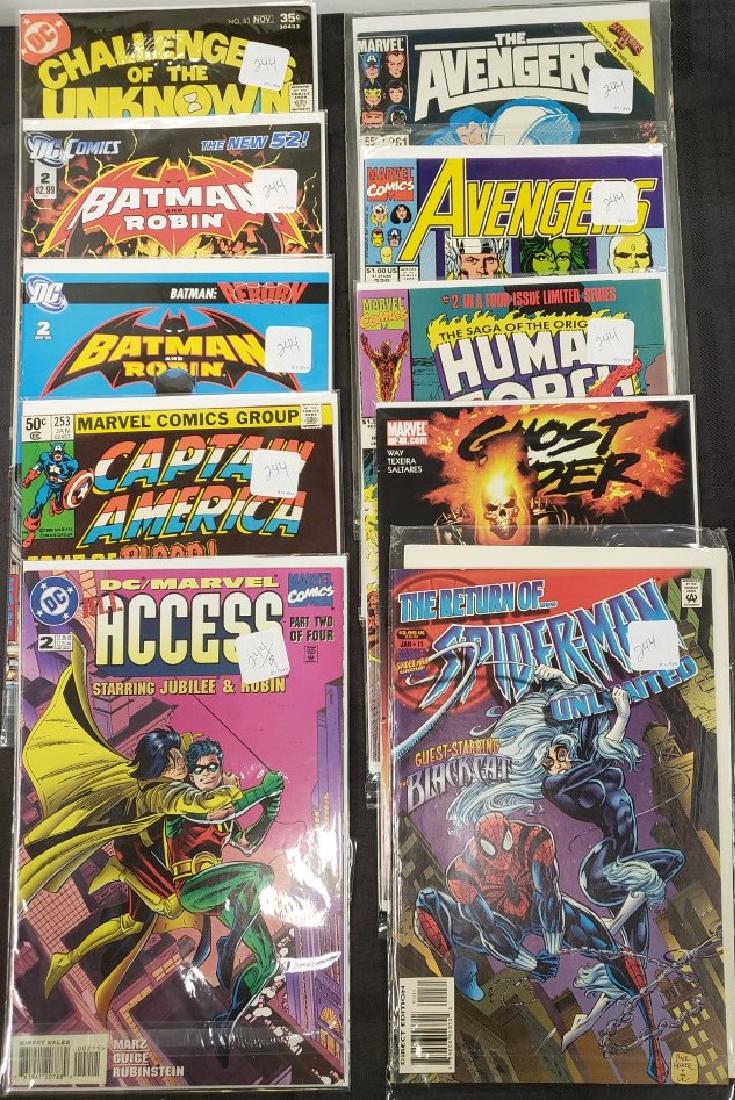 Lot of Nine Assorted DC and Marvel Comics including (1 of 11)