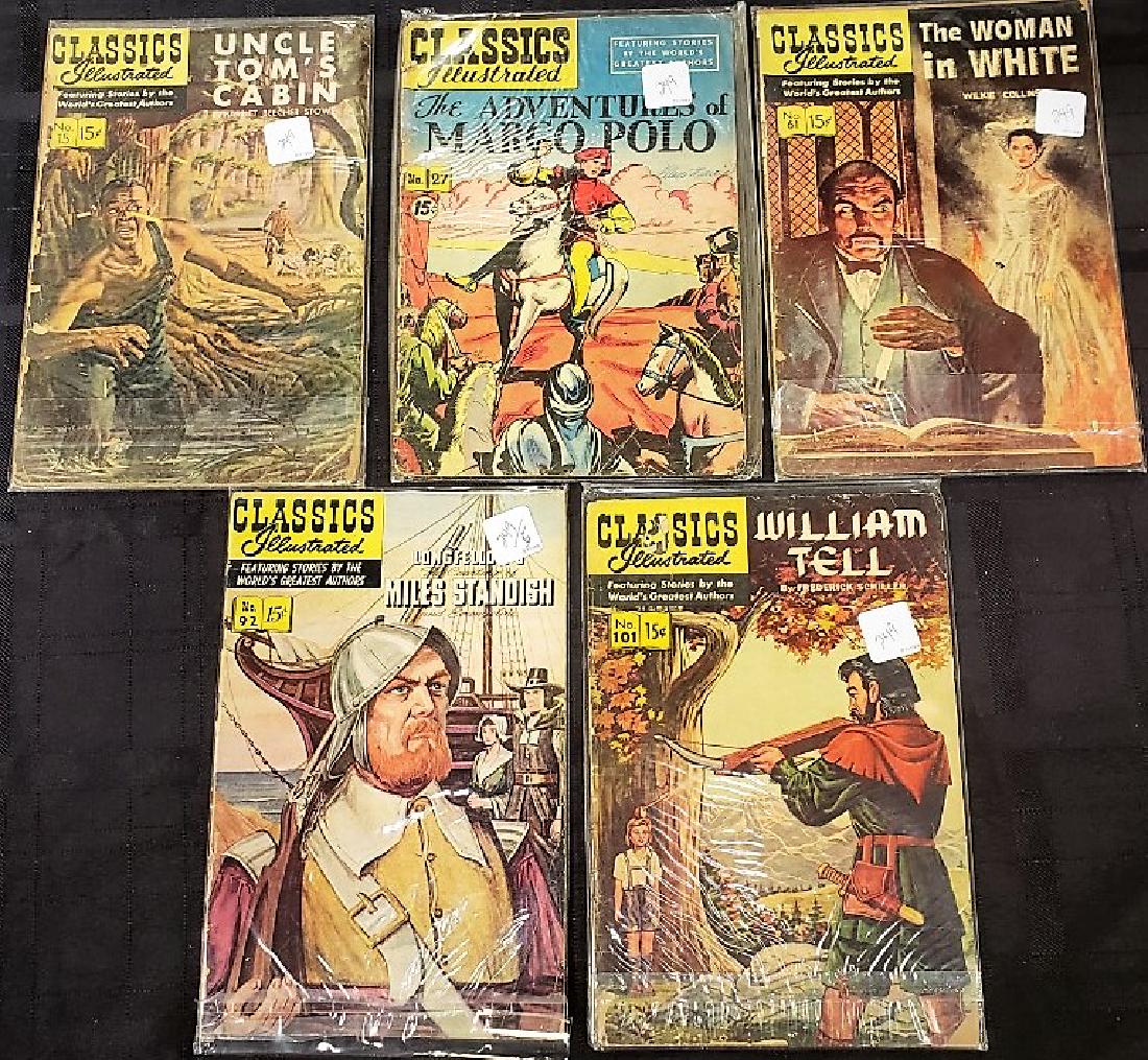 Lot of Five Assorted Classics Illustrated Comics late (1 of 6)