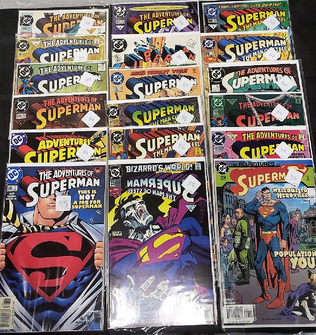 Lot of Eighteen “Superman” DC Comics; Condition: (1 of 20)