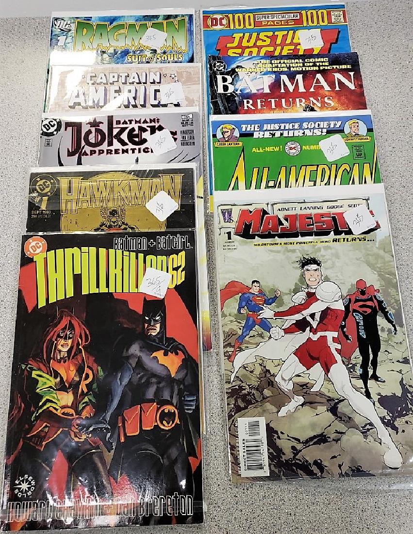 Lot of Nine Assorted First Issue DC, Marvel and (1 of 10)