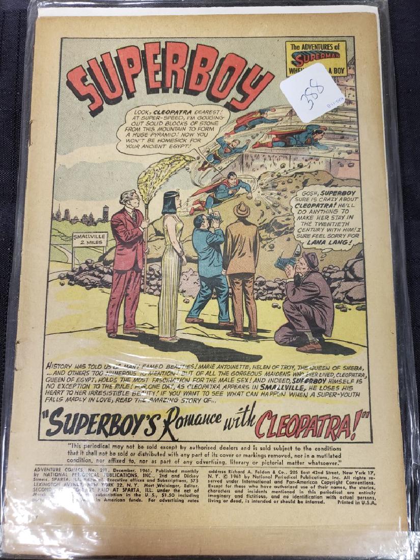 Lot of One Adventure Comics “Superboy”, December 1961; (1 of 1)