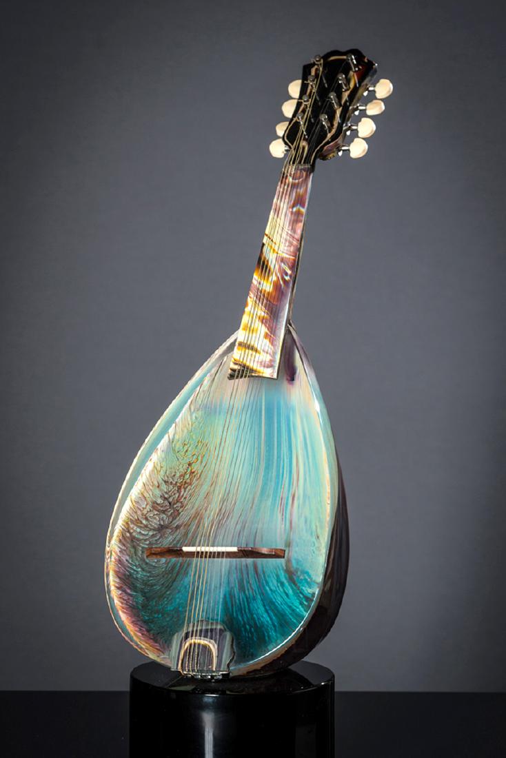 Dino Rosin (Italian, b. 1948) Murano Glass Mandolin, 24 (1 of 5)