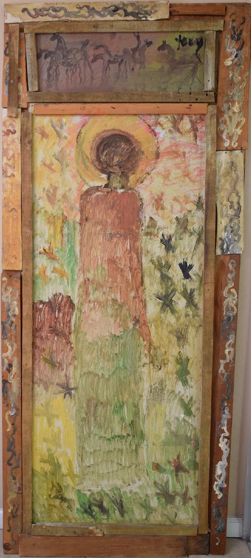 Purvis Young (AMERICAN, 1943–2010) Mixed Media on wood (1 of 5)