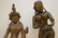 THREE ANTIQUE HINDU & BUDDHIST BRONZE STATUES - - 2