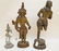 THREE ANTIQUE HINDU & BUDDHIST BRONZE STATUES - - 4