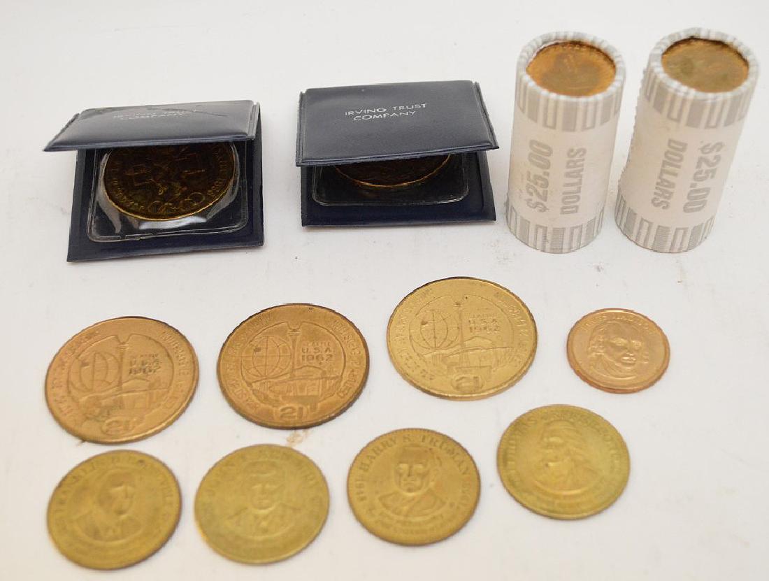 Lot of 50 Sacagawea Coins, 3 Trade dollar coin Space (1 of 6)