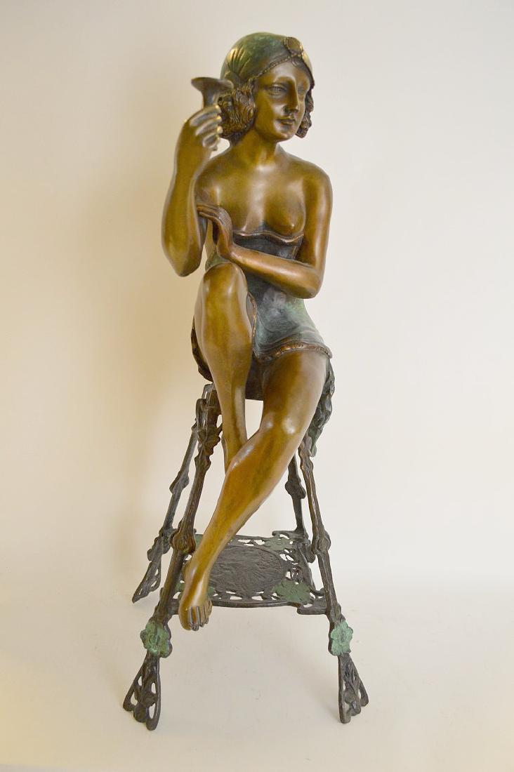 AFTER FERDINANDO DELUCA Art Deco style bronze sculpture (1 of 7)