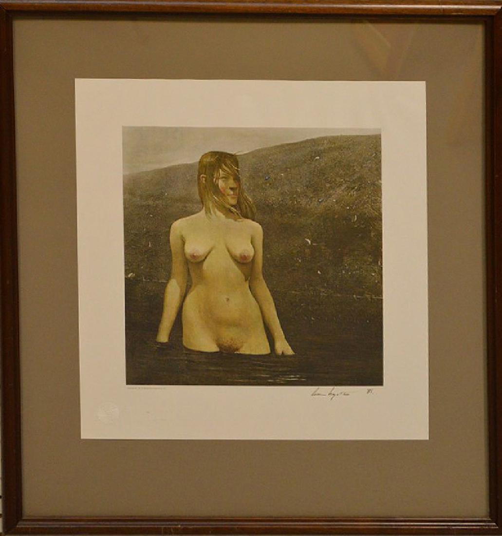 ANDREW WYETH AMERICAN 1917-2009 "SEABED" PRINT (1 of 5)