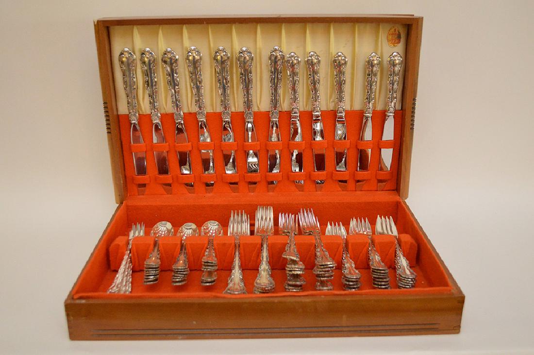 Gorham Sterling Silver Strasbourg Flatware Set, 22 (1 of 11)