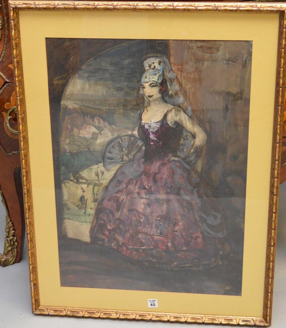 FELIX GOGO (BELGIAN 1872-1953) Watercolor Painting (1 of 7)