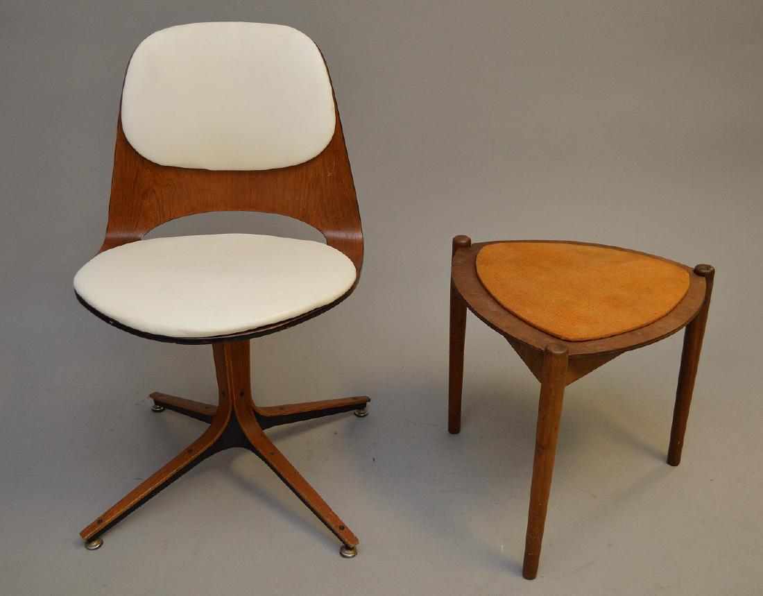 Triangular shape table (16"h x 18"w)  with Plycraft (1 of 6)