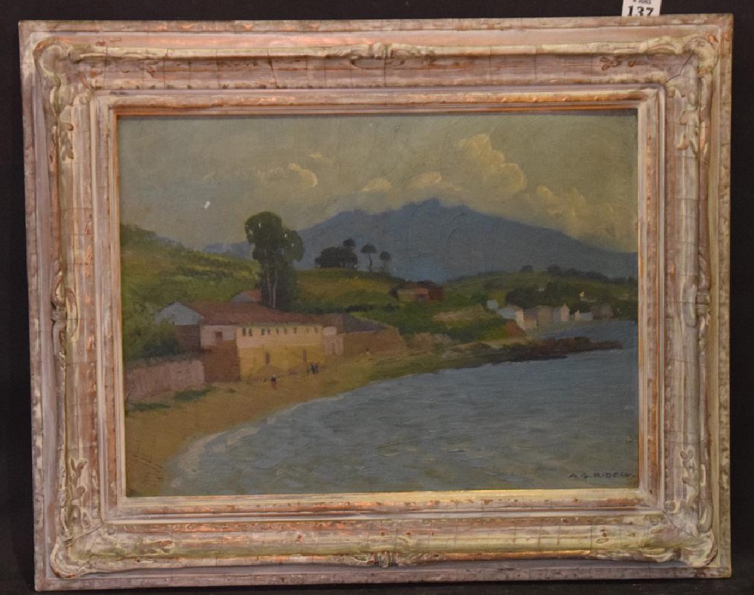 Arthur Grover Rider  (American 1886 - 1975) oil on (1 of 3)