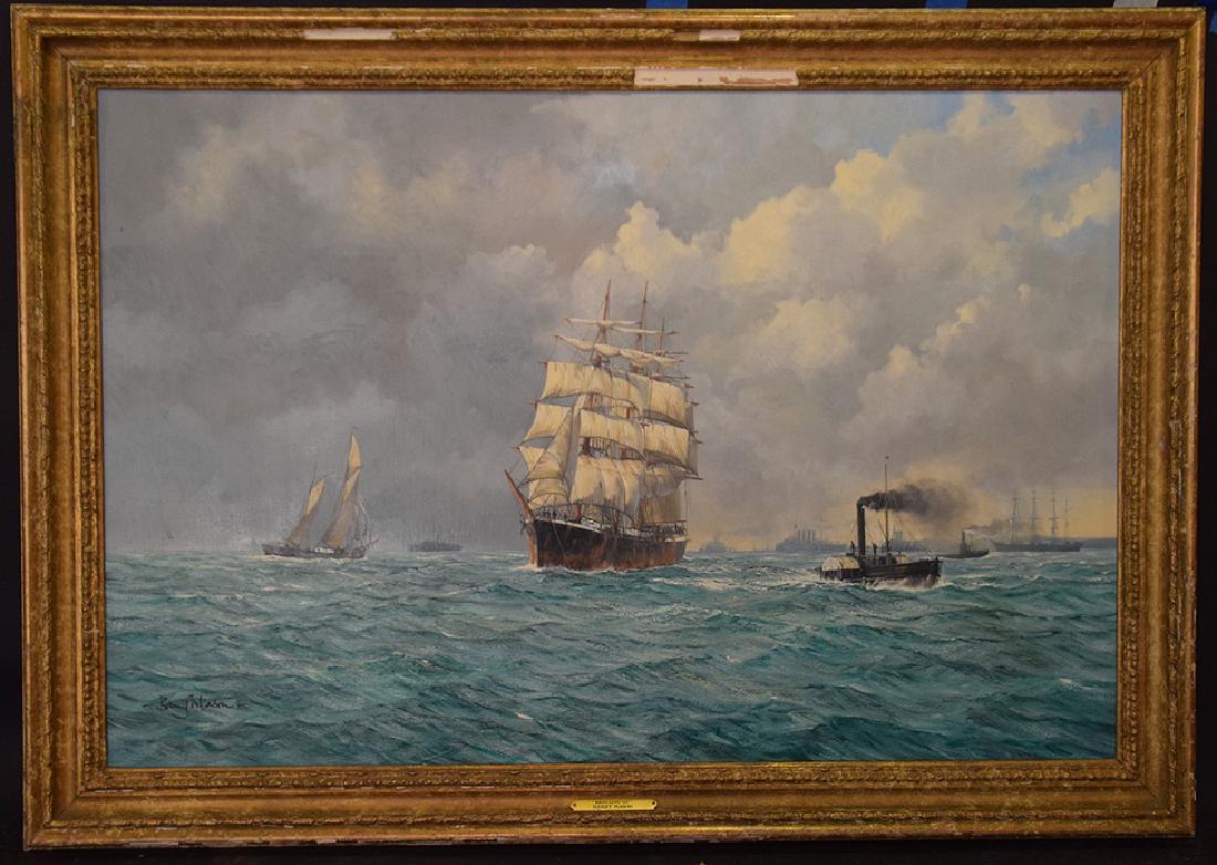 BARRY MASON (British, b. 1947)  oil on canvas, Clipper (1 of 8)