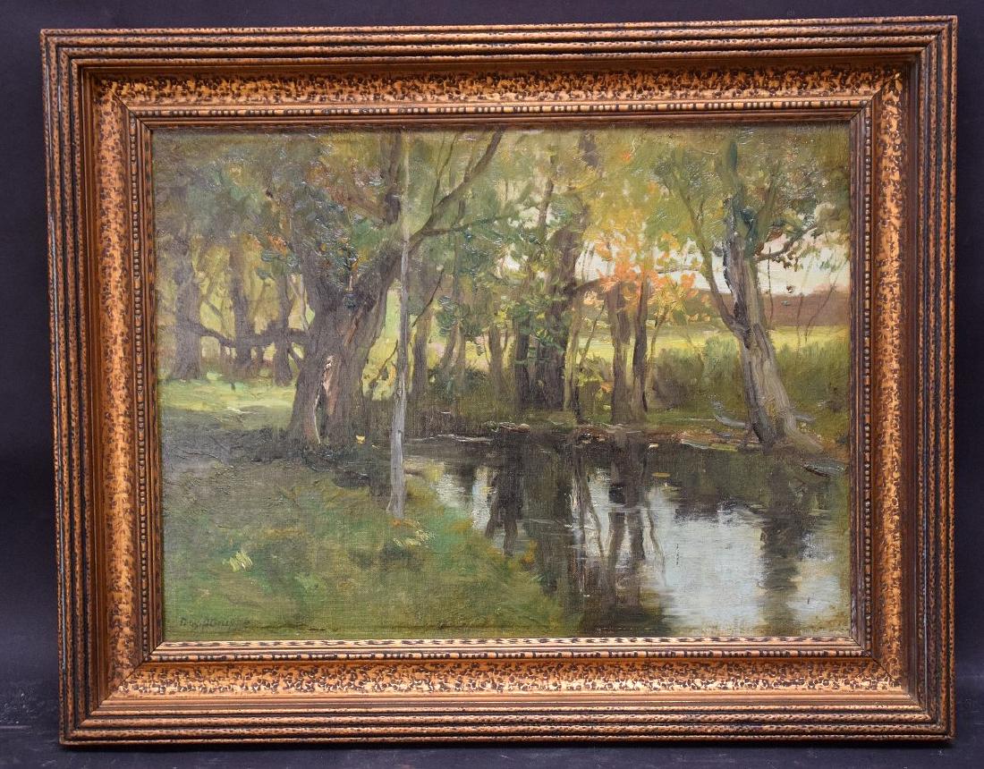 Charles Paul Gruppe (1860–1940) oil on canvas, wood (1 of 3)