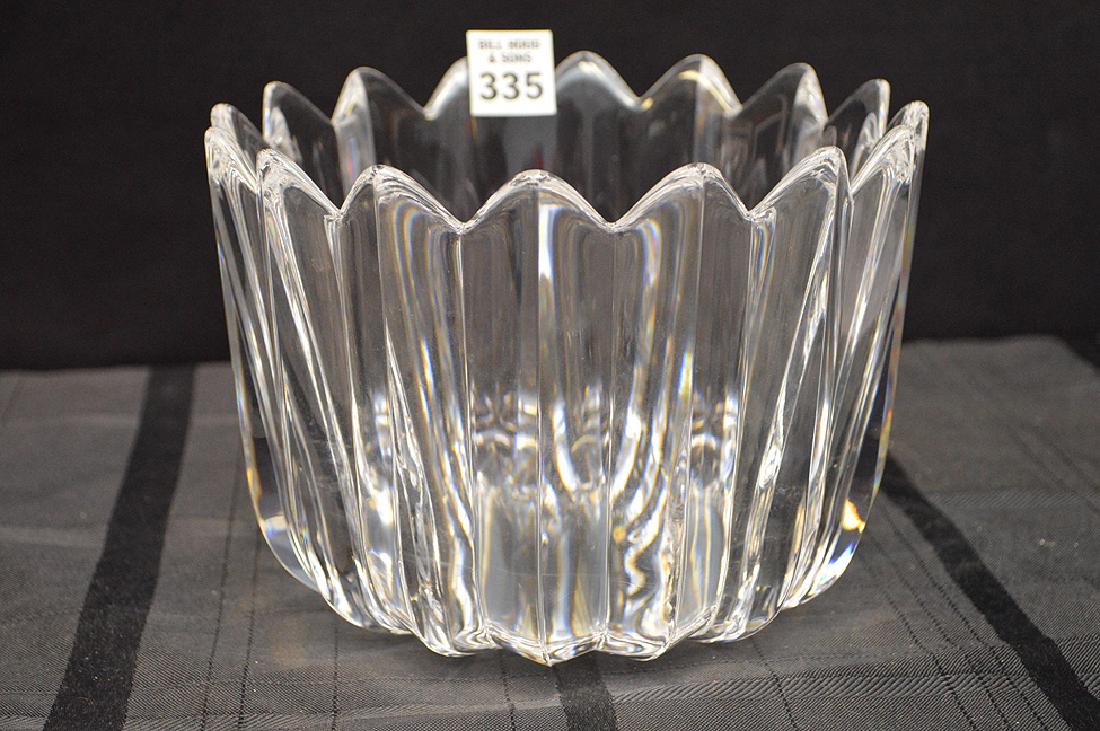 Jan Johansson Hand Signed Orrefors "Fleurs Art Glass (1 of 3)