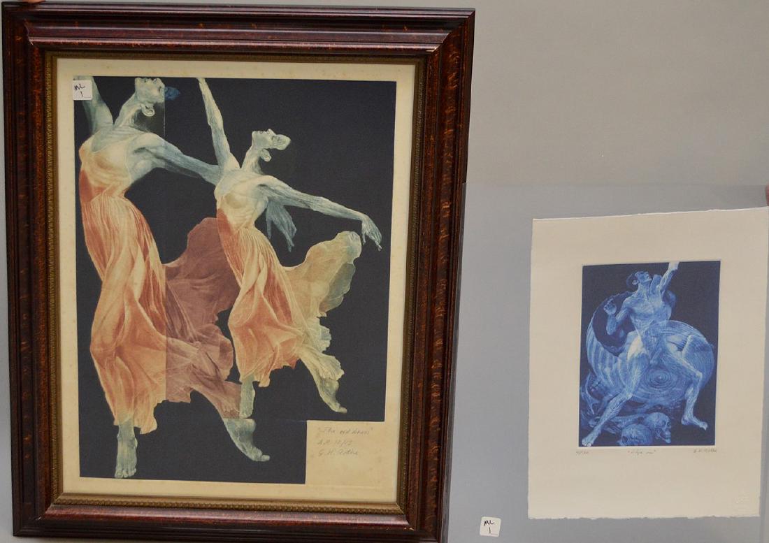 Two (2) G.H. ROTHE  sold together, mezzotint DÉJÀ VU  - (1 of 6)